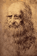 Leonardo Da Vinci's Self Portrait Drawing